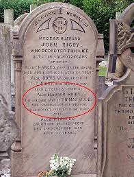 Eleaner Rigby gravestone in Liverpool